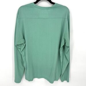 Arc Teryx Men's Long Sleeve T Shirt Green Crew Neck Logo Outdoor Athletic L